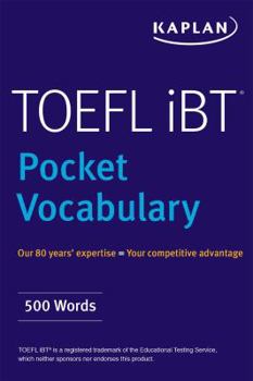 Paperback TOEFL Pocket Vocabulary: 600 Words + 420 Idioms + Practice Questions Book