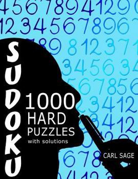 Paperback Sudoku: 1,000 Hard Puzzles With Solutions Book