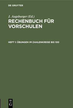 Hardcover Übungen Im Zahlenkreise Bis 100 [German] Book