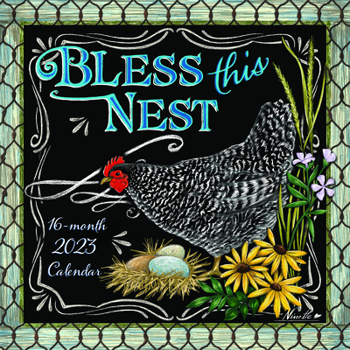 Calendar Bless This Nest 2023 Square Hopper Book