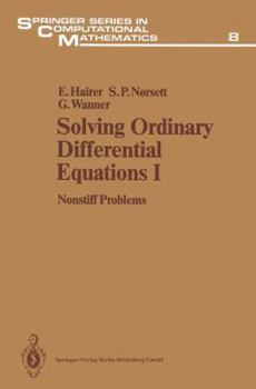 Hardcover Solving Ordinary Differential Equations I: Nonstiff Problems Book