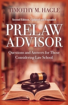 Paperback Prelaw Advisor: Questions and Answers for Those Considering Law School Book