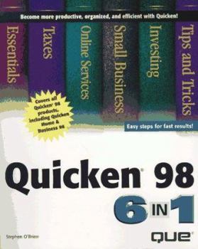 Paperback Quicken 98 6 in 1 Book