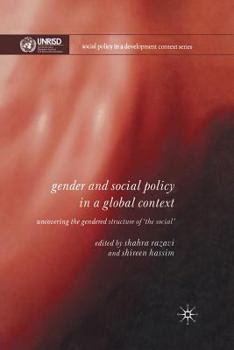 Paperback Gender and Social Policy in a Global Context: Uncovering the Gendered Structure of 'The Social' Book