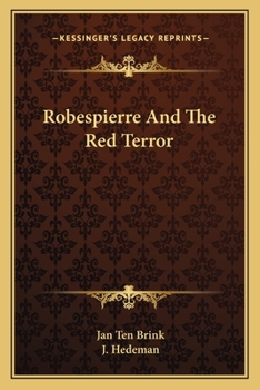 Paperback Robespierre And The Red Terror Book