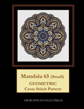 Paperback Mandala 65 (Small): Geometric Cross Stitch Pattern Book