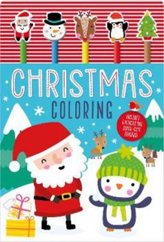 Paperback Christmas Colouring (Eraser Pencil Toppers) Book