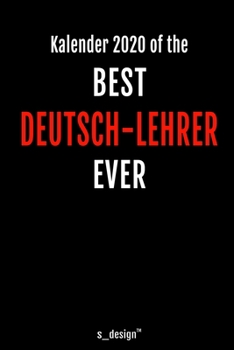 Kalender 2020 für Deutsch-Lehrer: Wochenplaner / Tagebuch / Journal für das ganze Jahr: Platz für Notizen, Planung / Planungen / Planer, Erinnerungen und Sprüche (German Edition)