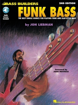 Paperback Funk Bass - 2nd Edition Bass Builders Series Book/Online Audio Book