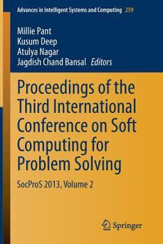 Paperback Proceedings of the Third International Conference on Soft Computing for Problem Solving: Socpros 2013, Volume 2 Book