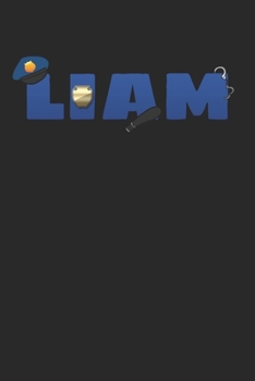 Paperback Liam Sketchbook: Individualized Diary Journal 6x9 inches with 120 Blank Pages For Drawing, Painting Or Sketching Book