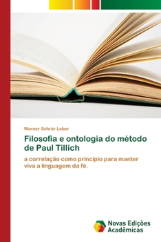 Paperback Filosofia e ontologia do método de Paul Tillich [Portuguese] Book