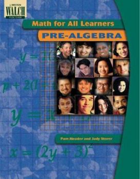 Paperback Math for All Learners: Pre-Algebra Book