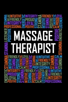 Massage Therapist Words: 6x9 Ruled Notebook, Journal, Daily Diary, Organizer, Planner