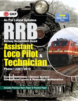Paperback RRB Assistant Loco Pilot & Technician Phase -I (CBT) 2018 Book