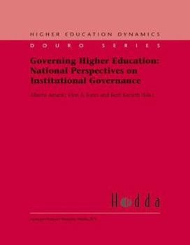 Paperback Governing Higher Education: National Perspectives on Institutional Governance Book