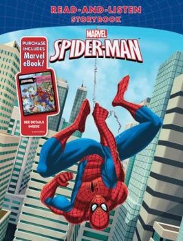 Hardcover Marvel Spider-Man Read-and-Listen Storybook: Purchase Includes Marvel eBook! Book