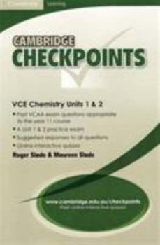 Paperback Cambridge Checkpoints Vce Chemistry Units 1 and 2 Book