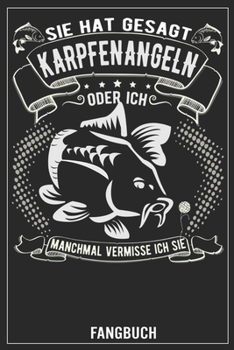 Paperback Fangbuch: Karpfenangler, Notizbuch [German] Book