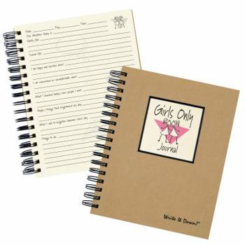 Spiral-bound Girls Only, A Teen Journal (Natural Brown) Book