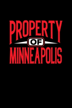Paperback Property of Minneapolis: 6x9 - notebook - 120 pages - lined Book