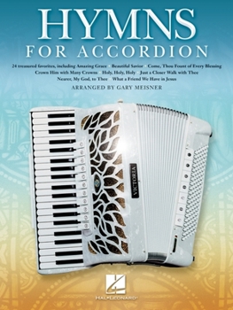Paperback Hymns for Accordion Book