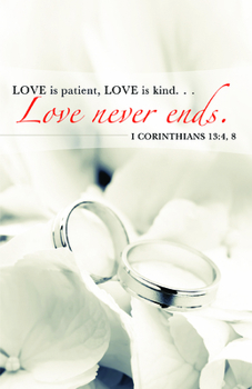 Misc. Bulletin - Wedding - Love Never Ends Book