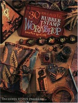 Paperback 30-Minute Rubber Stamp Workshop Book
