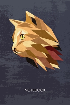 BULLET DOTTED JOURNAL: Cat Lover Notebook Dotted Grid a5 6x9 120 Pages - Pussycat Planner Polygon Cat Diary Cats Gift Idea - Cat Owner Cat Friend Gift Idea for Men and Women