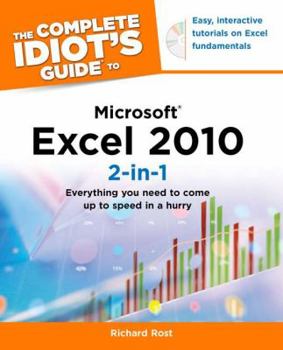 Paperback The Complete Idiot's Guide to Microsoft Excel 2010 2-In-1 [With CDROM] Book