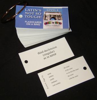 Cards Latin's Not So Tough! Level 4, Flashcards on a Ring Book