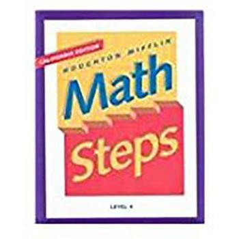 Paperback Houghton Mifflin Math Steps: Student Edition Level 4 2000 Book