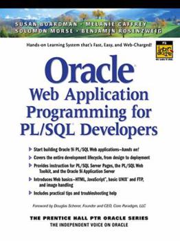 Paperback Oracle Web Application Programming for PL/SQL Developers Book