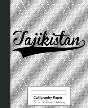 Paperback Calligraphy Paper: TAJIKISTAN Notebook Book