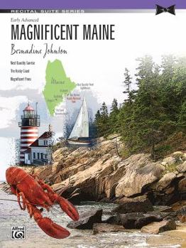 Paperback Magnificent Maine: Sheet Book