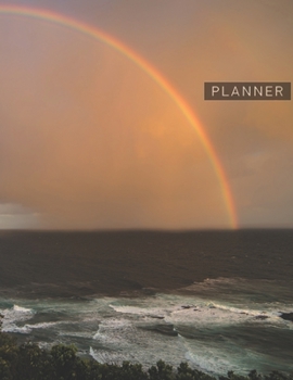 Planner: RainbowAnime & Chill 2 Year Monthly Planner with Note Pages (24 Months) | Beach Sky Sea Ocean Travel Nature Shore | Jan 2020 - Dec 2021 | ... | Plan Each Day, Set Goals & Get Stuff Done