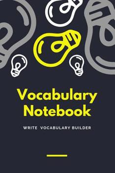 Paperback Vocabulary Notebook: word-building roots to help students understand and master additional vocabulary in the future. Book
