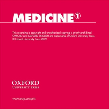 Audio CD Medicine 1 Class Audio CD Book