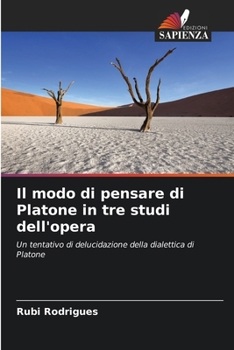 Paperback Il modo di pensare di Platone in tre studi dell'opera [Italian] Book