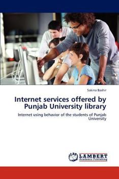 Paperback Internet services offered by Punjab University library Book