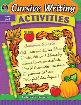 Paperback Cursive Writing Activities Book