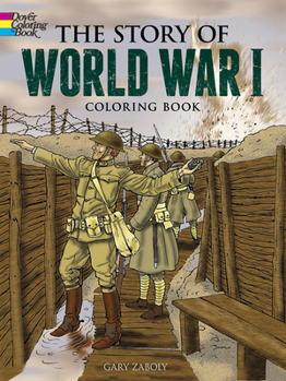 Paperback The Story of World War I Coloring Book