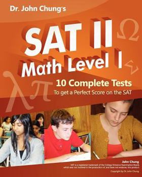 Paperback Dr. John Chung's SAT II Math Level 1 Book