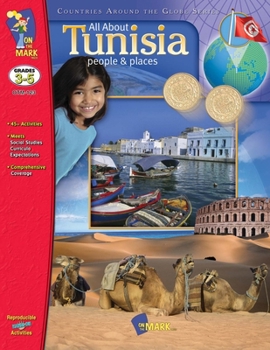 Paperback All About Tunisia Grades 3-5 Book