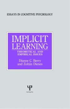 Hardcover Implicit Learning: Theoretical and Empirical Issues Book
