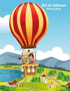 Paperback Hot Air Balloons Coloring Book 1 Book