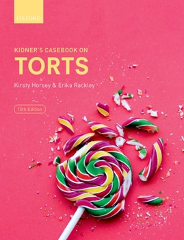 Paperback Kidner's Casebook on Torts Book