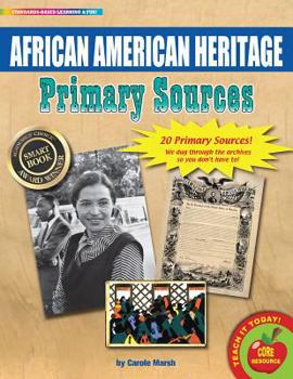 Hardcover African American Heritage Primary Sources Pack Book