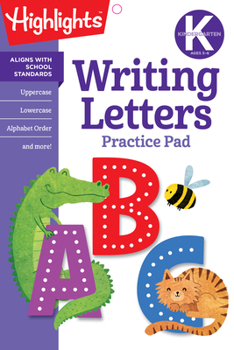 Paperback Kindergarten Writing Letters Book