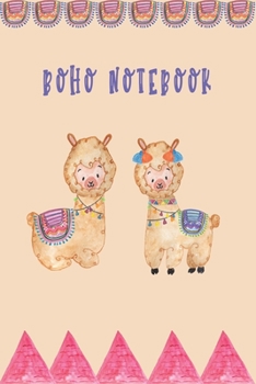 Paperback Cute Twin Llamas Boho Notebook for Llama lovers: A cute twin lined Christmas journal notebook for jotting down ideas Great gift idea for Llama Lovers Book